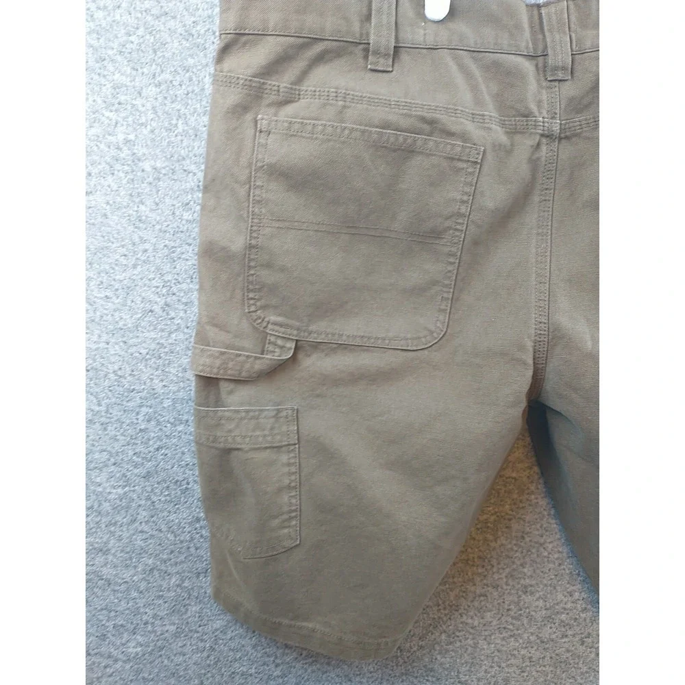 Red Head Brand Co Mens Brown Canvas Carpenter Utility Shorts Size 42 RH Canvas